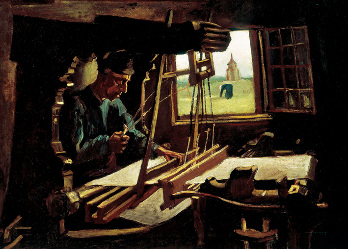  文森特·威廉·梵高  Vincent Willen Van Gogh ——靠窗的织布工